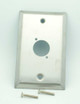 Stainless Wall Plate XLR Single Port Sin - WP-X-1 Stainless Wall Plate XLR Single Port Sin - WP-X-1